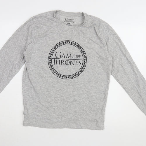 Game of Thrones Grey Unisex M Pullover Sweatshirt