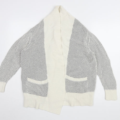 Gap Women's Ivory Chunky-Knit Cardigan Size L