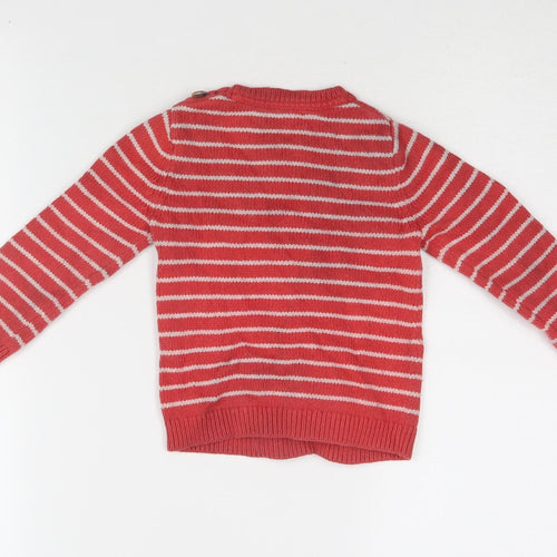 BabyBoden Unisex Red Penguin Jumper 18-24M Long Sleeve Knit