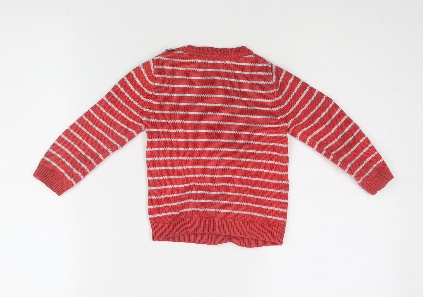 BabyBoden Unisex Red Penguin Jumper 18-24M Long Sleeve Knit