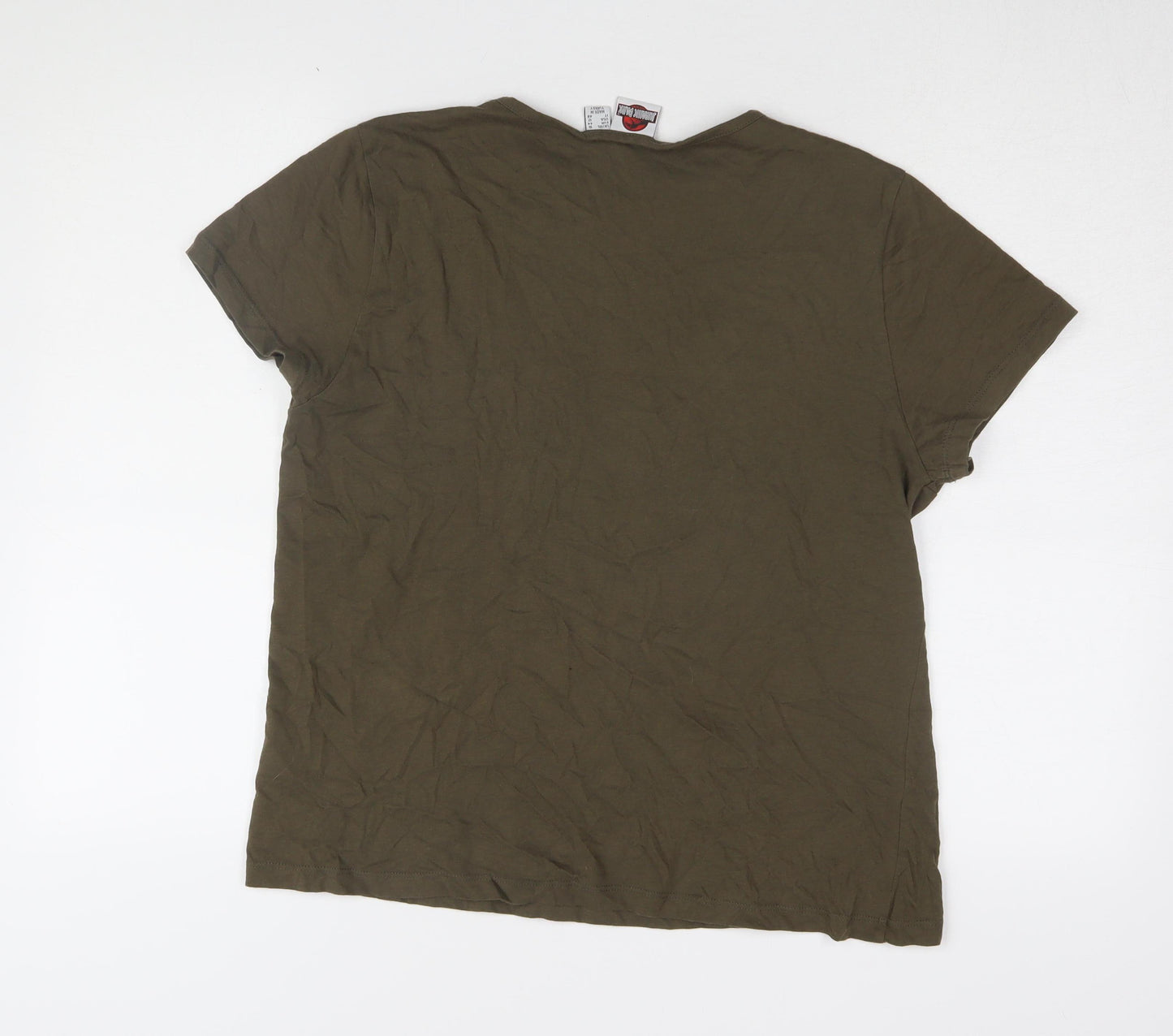 Jurassic Park Unisex Green Crew T-Shirt Size 16