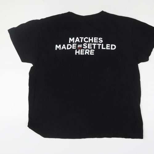 Roly Black Unisex Cotton T-Shirt, L, Casual Basic Wear