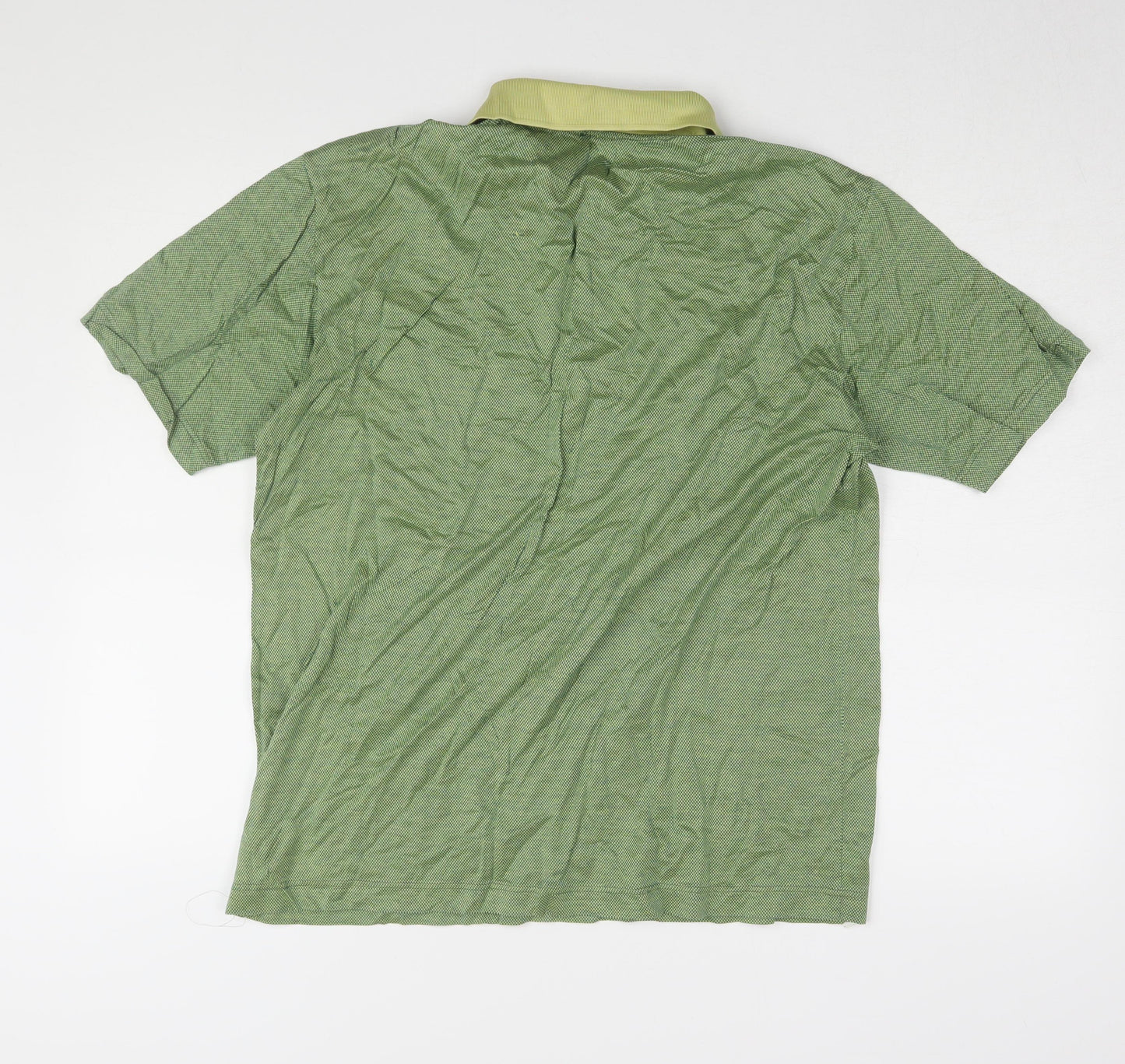 Filoscozia Men's Green Polo Shirt XL Casual Cotton