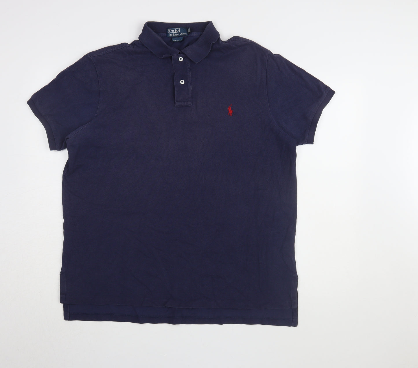 Polo Ralph Lauren Men's Blue XL Polo Shirt, Comfortable