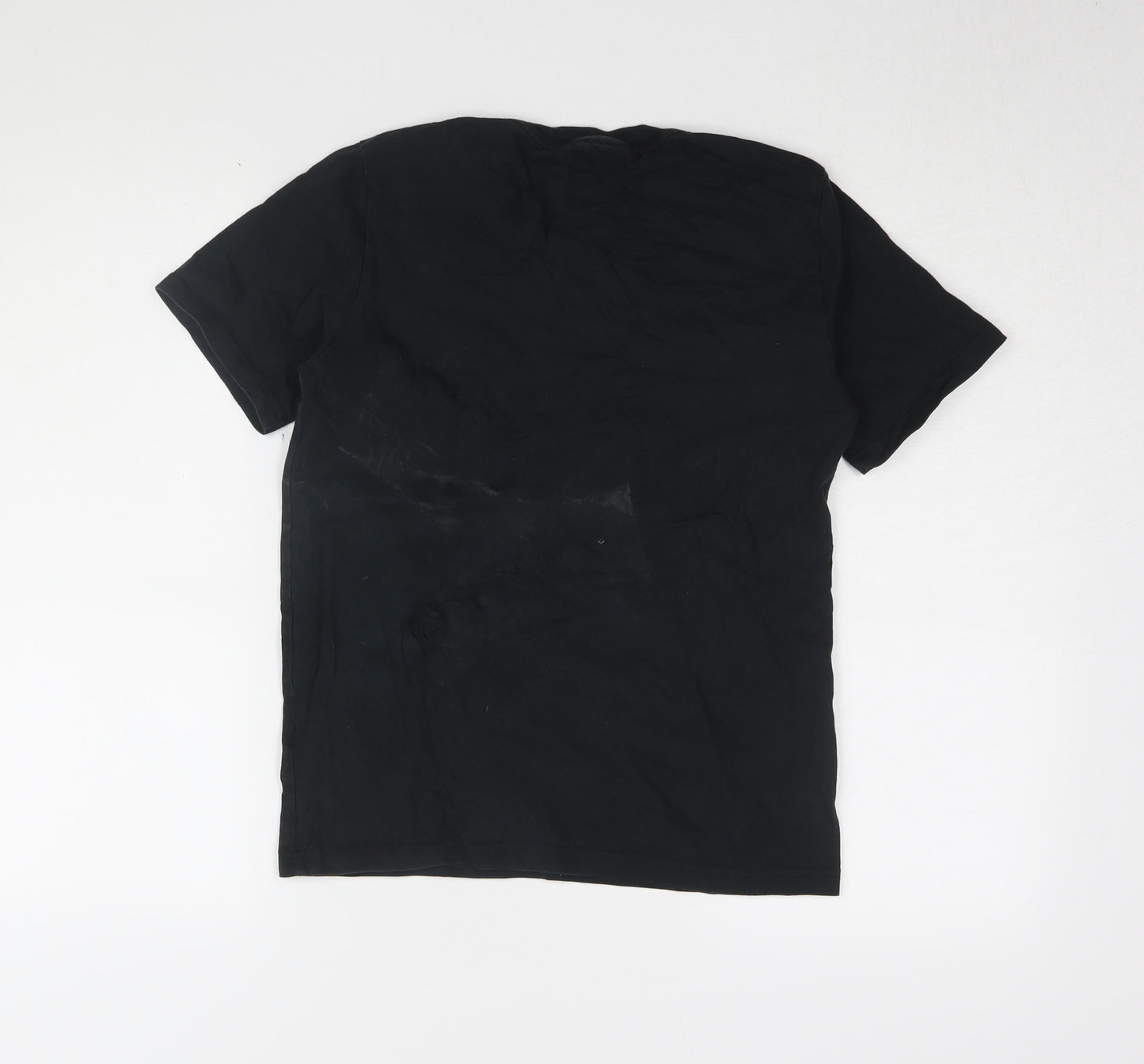 Converse Unisex Black Cotton Basic T-Shirt 2XS
