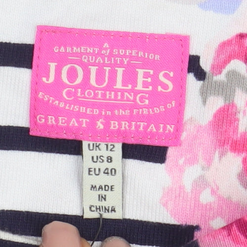 Joules Women's Multicoloured T-Shirt Size 12