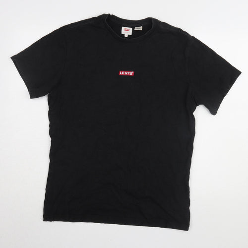 Levi's Men's Black M Crew Neck Short Sleeve T-Shirt