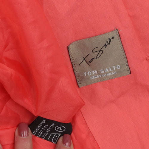 Tom Salto Women's Pink Trench Coat, Size 10