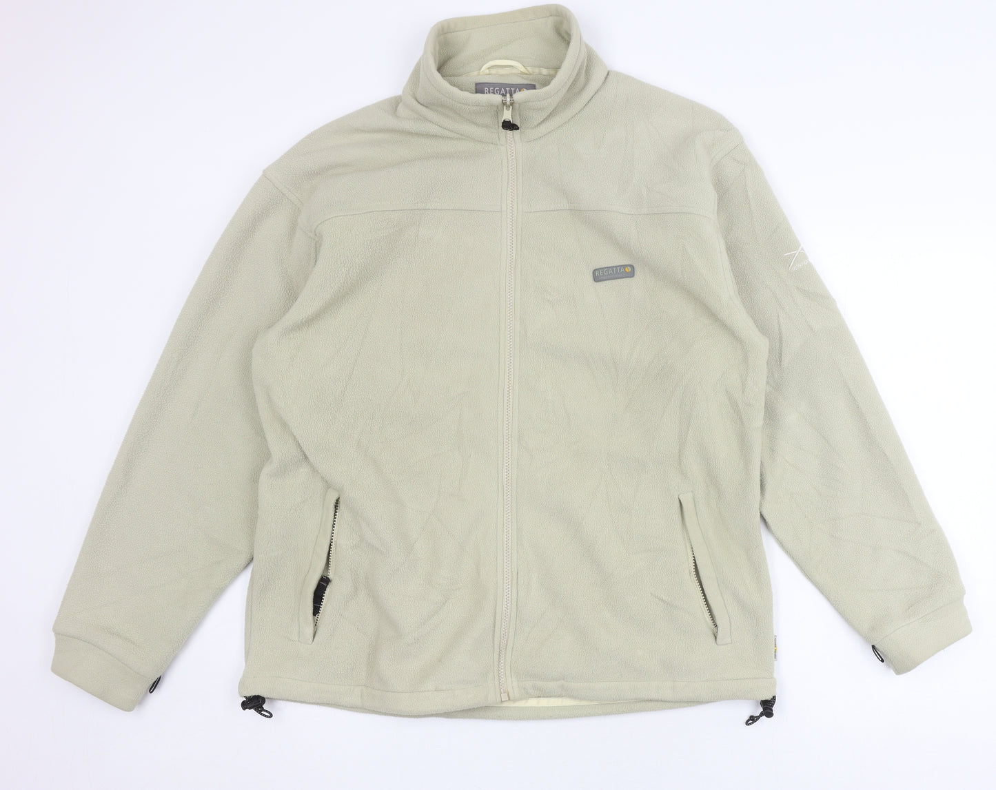 Regatta Men's Ivory Full Zip Fleece Sweatshirt