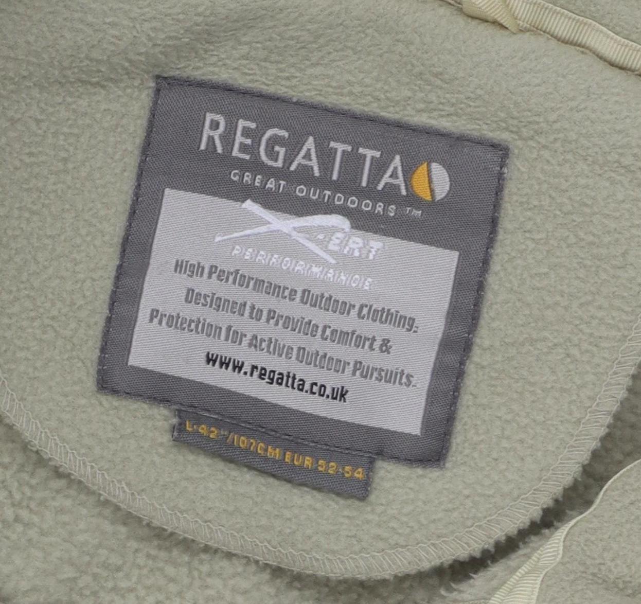 Regatta Men's Ivory Full Zip Fleece Sweatshirt