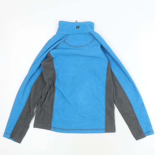 Mountain Warehouse Boys' Blue Fleece 1/4 Zip Sweatshirt 7-8 Years