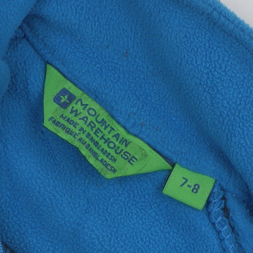 Mountain Warehouse Boys' Blue Fleece 1/4 Zip Sweatshirt 7-8 Years