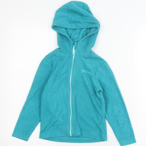 Mountain Warehouse Girls Blue Fleece Hoodie 5-6 Years