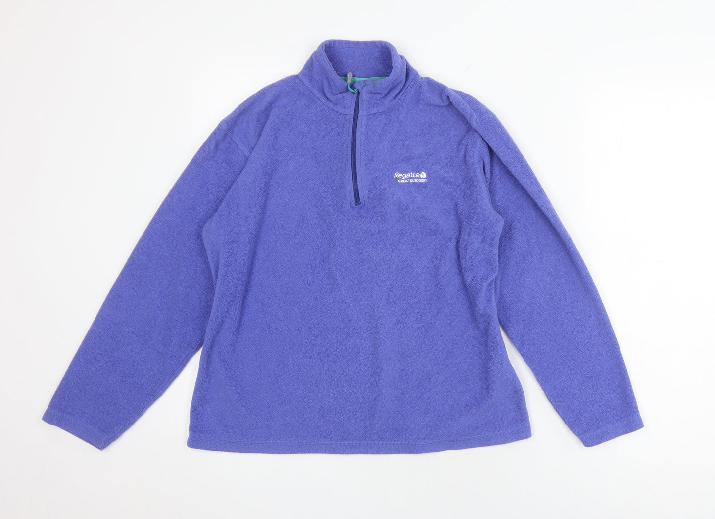 Regatta Purple Unisex Pullover Fleece Sweatshirt UK 10