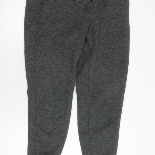 Uniqlo Men's Grey Jogger Trousers - M - Winter Comfort