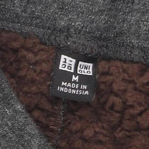 Uniqlo Men's Grey Jogger Trousers - M - Winter Comfort