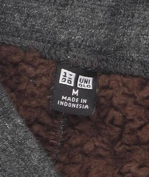 Uniqlo Men's Grey Jogger Trousers - M - Winter Comfort