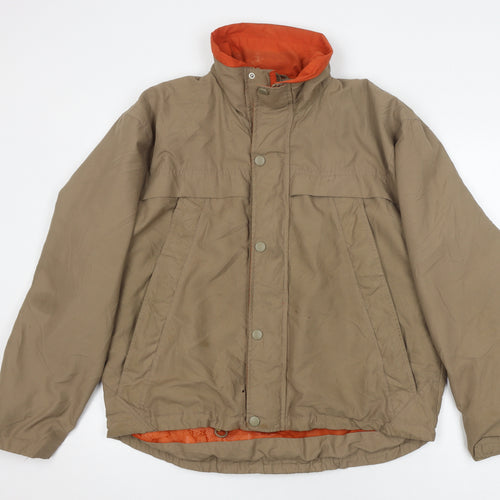 St. Bernard Men's Brown Parka Jacket M