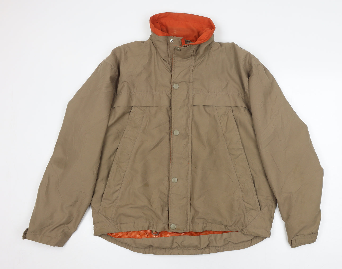 St. Bernard Men's Brown Parka Jacket M