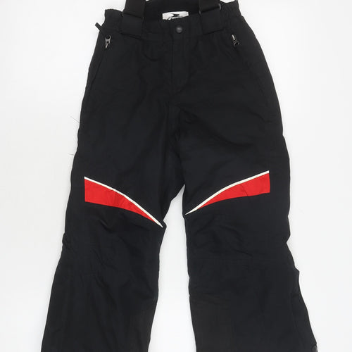 Crane Boys Black Snow Pants 4 Years Waterproof Ski Trousers