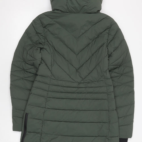 Marks and Spencer Women's Green Puffer Jacket Size 10