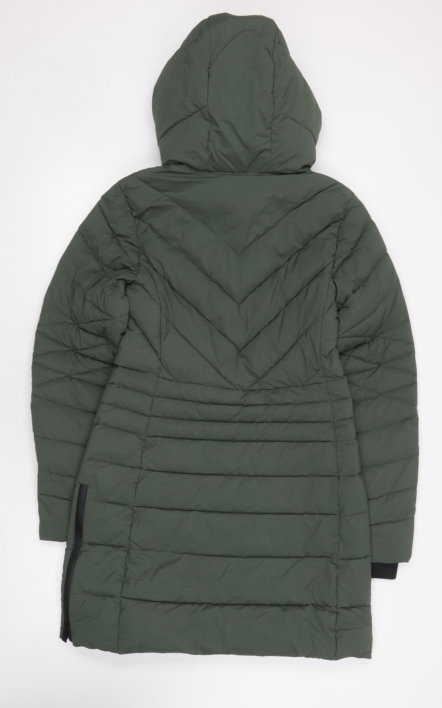 Marks and Spencer Women's Green Puffer Jacket Size 10