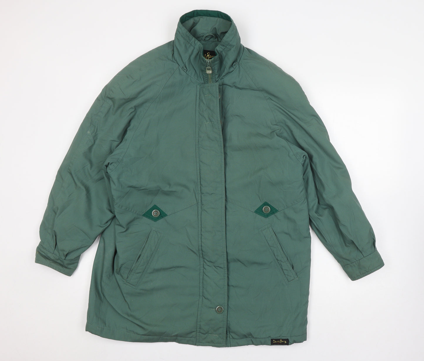 David Barry Women's Green Basic Jacket Size 14