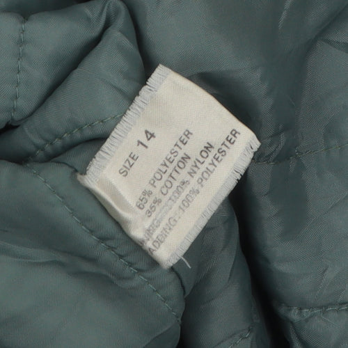 David Barry Women's Green Basic Jacket Size 14