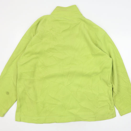 Karl Alexander Men's Green 1/2 Zip Sweatshirt L