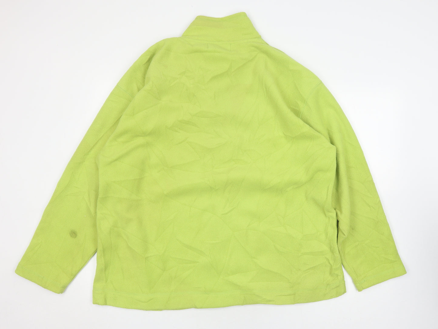 Karl Alexander Men's Green 1/2 Zip Sweatshirt L