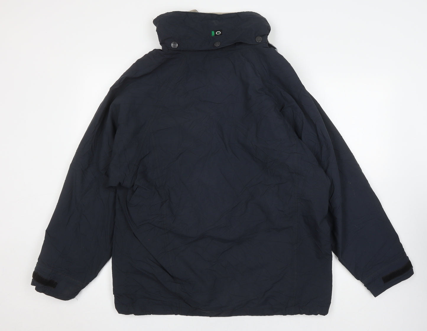 Outdoor Scene Unisex Blue Parka Jacket S