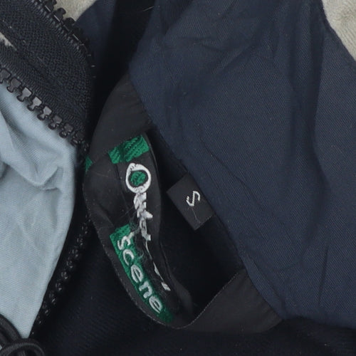 Outdoor Scene Unisex Blue Parka Jacket S