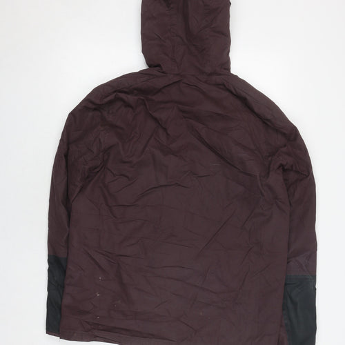 River Island Women's Brown Mid-Length Hooded Parka M