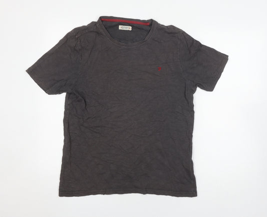 Farah Men's Brown Size M Crew Neck T-Shirt