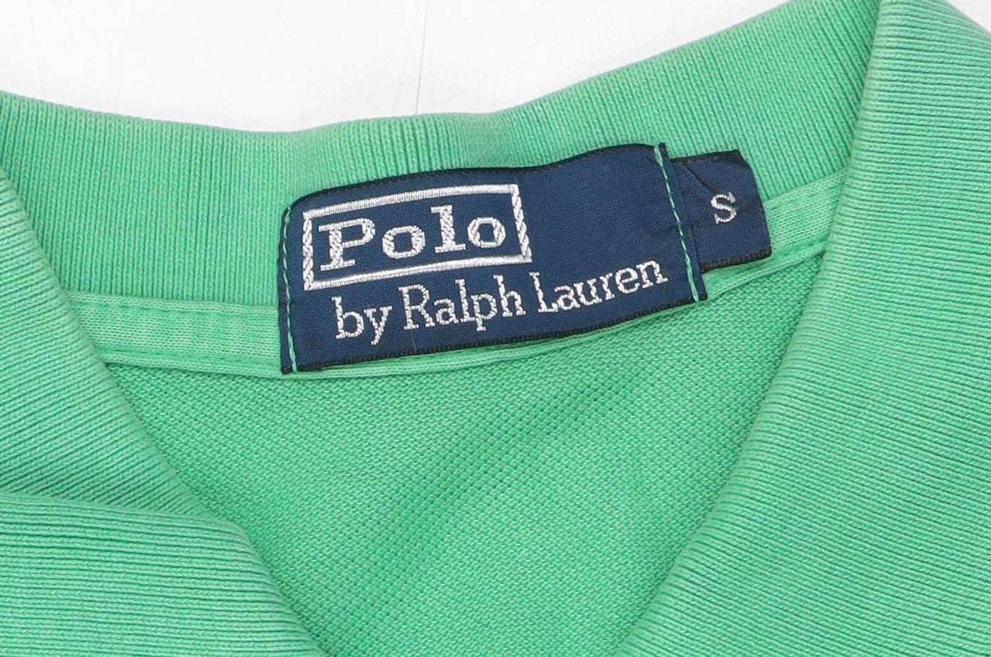 Polo Ralph Lauren Men's Green Polo Shirt, Size S, Short Sleeve