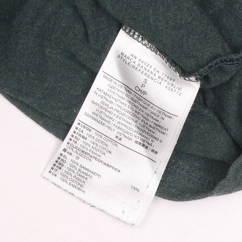 Banana Republic Men's Green Long Sleeve Tee S