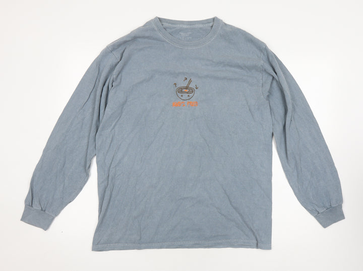 Urban Outfitters Blue Long Sleeve Crew Neck Shirt M