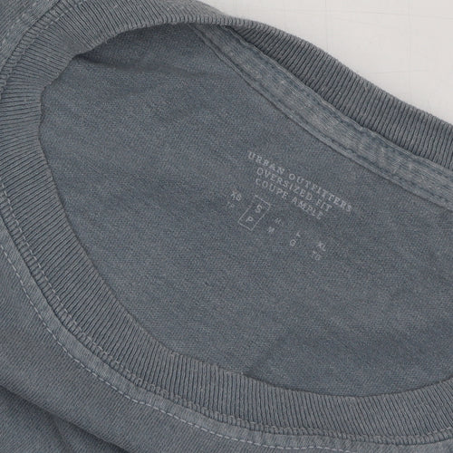 Urban Outfitters Blue Long Sleeve Crew Neck Shirt M