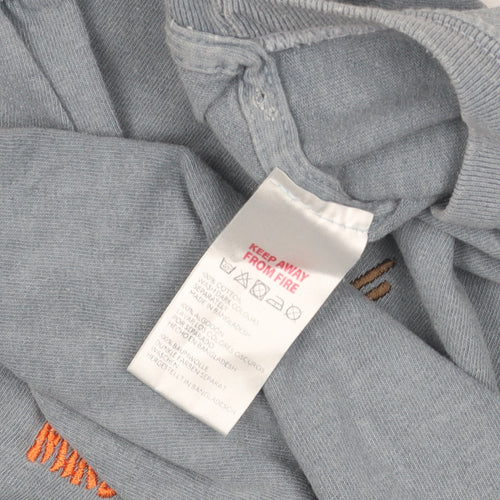 Urban Outfitters Blue Long Sleeve Crew Neck Shirt M
