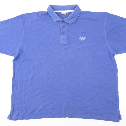 Cotton Traders Men's Blue 2XL Polo Shirt