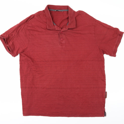 Mountain Warehouse Men's Red Polo XL Short Sleeve