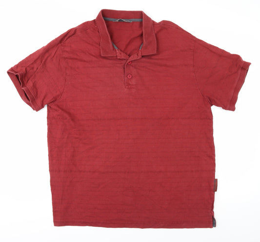 Mountain Warehouse Men's Red Polo XL Short Sleeve