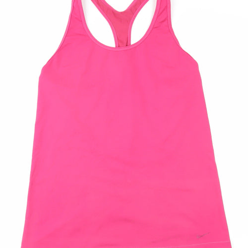 Nike Women's Pink Racerback Dri-FIT Tank Top