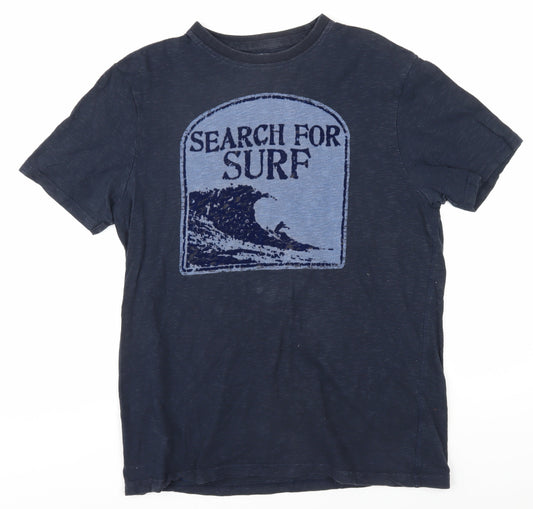 Rip Curl Men's Blue Surf T-Shirt Medium