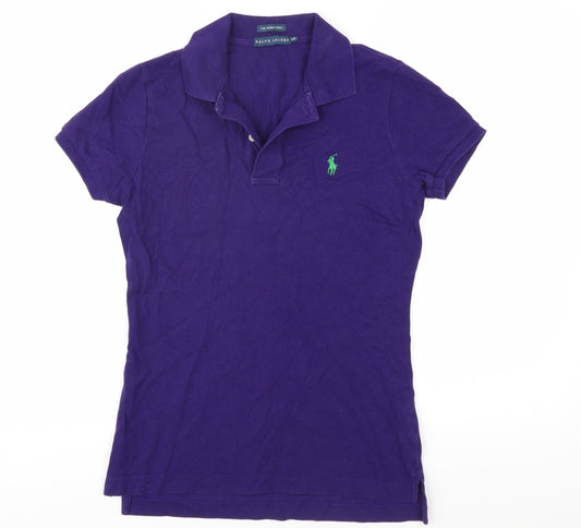 Ralph Lauren Women's Purple Polo Shirt S