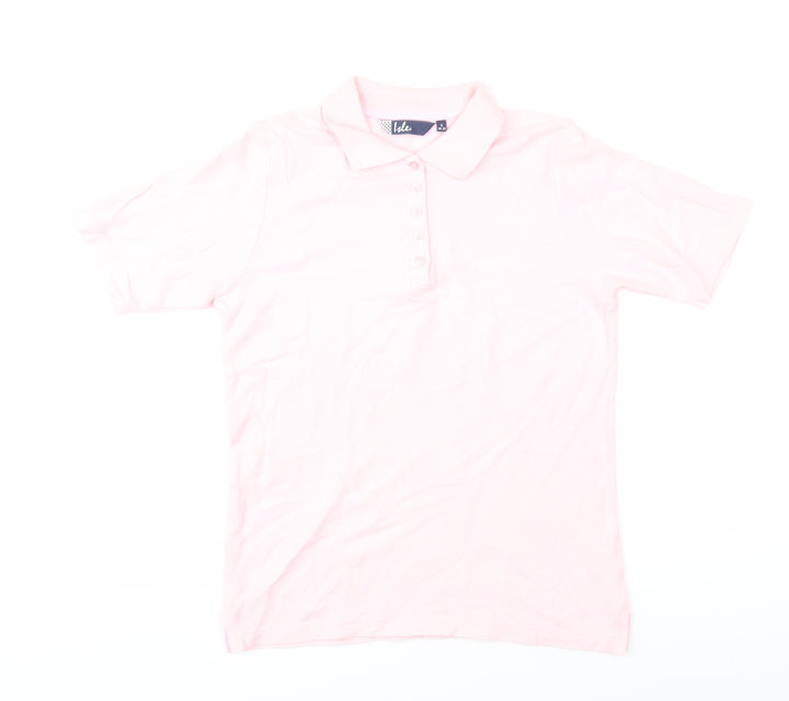 Isle Women's Pink Polo Shirt Size 10 Casual Basic