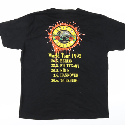 Guns N' Roses Men's Black Graphic T-Shirt 2XL