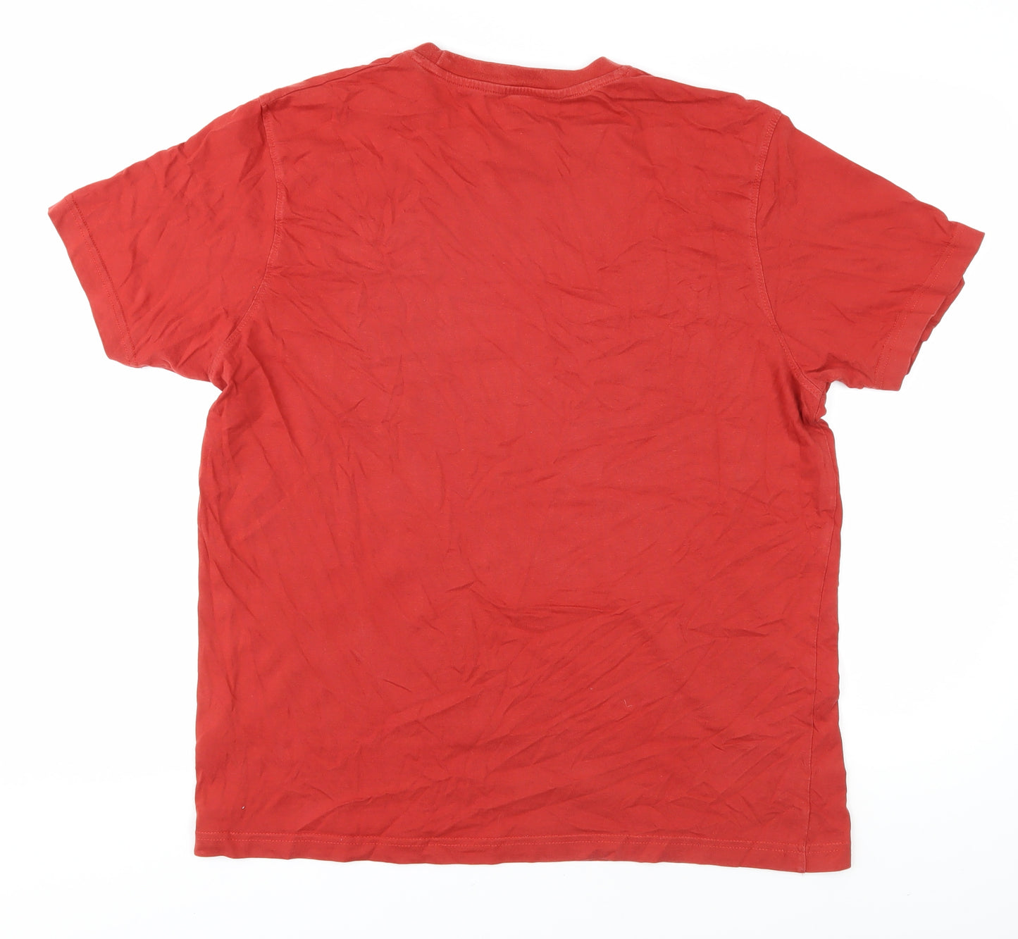 Mountain Warehouse Men's Red Graphic T-Shirt L