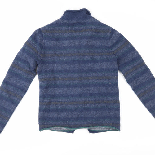 Levi's Men's Blue Striped Cardigan M