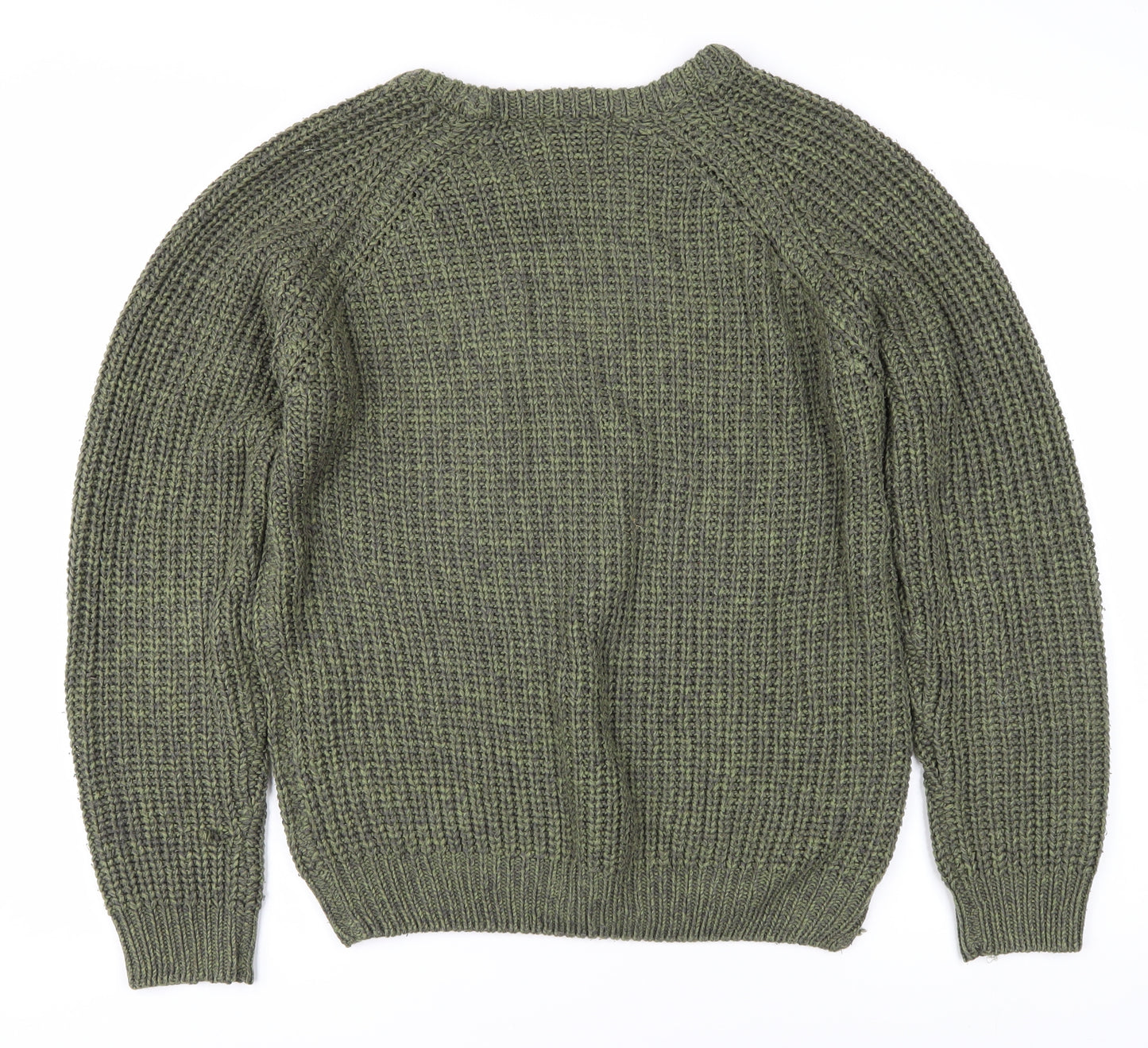 P.G. Field Men's Green Chunky Knit Pullover Jumper S